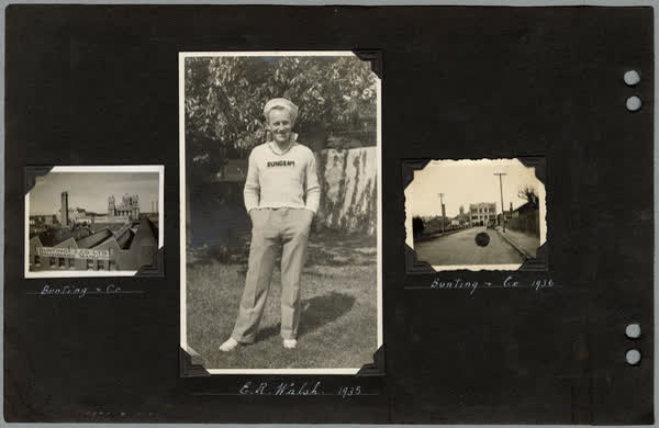 Bunting & Co and Eddie Walsh portrait, 1935