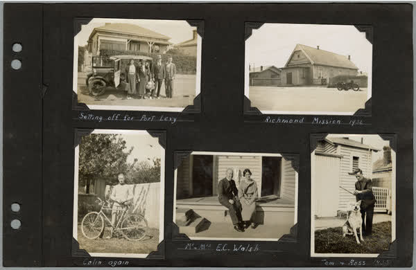 Photographs of family, 1934
