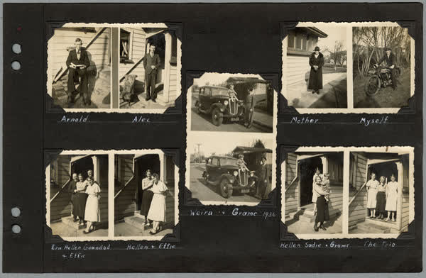 Walsh family portraits, 1936