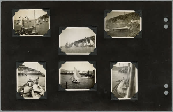 Sailing in Lyttelton and Redcliffs, 1937