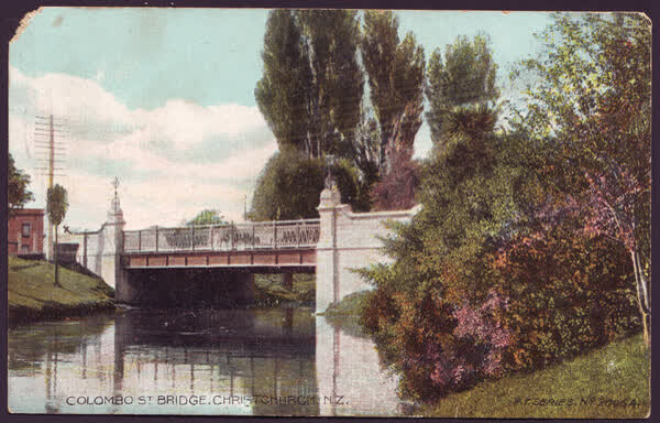 Colombo St Bridge, 1900