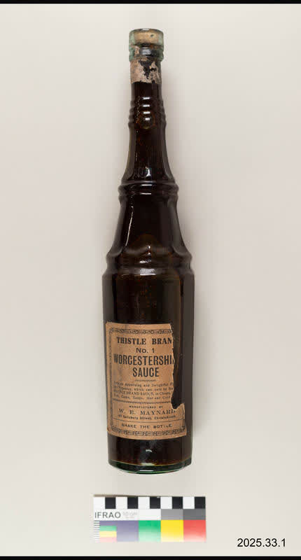 Bottle: Thistle Brand No. 1 Worcestershire Sauce, 1932