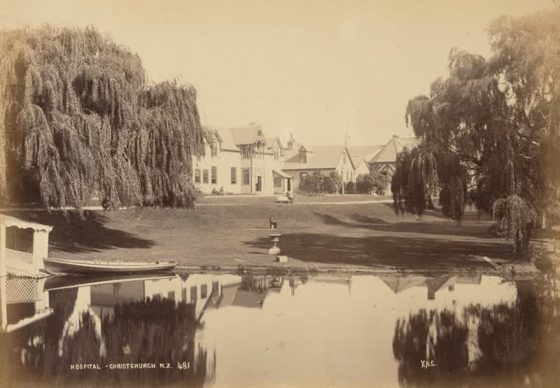 Hospital, Christchurch, New Zealand, 1880