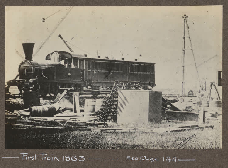 Steam locomotive Pilgrim, 1863, 1863