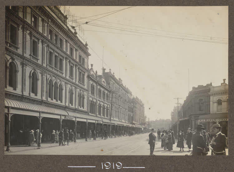 High Street, Christchurch, 1919, 1919
