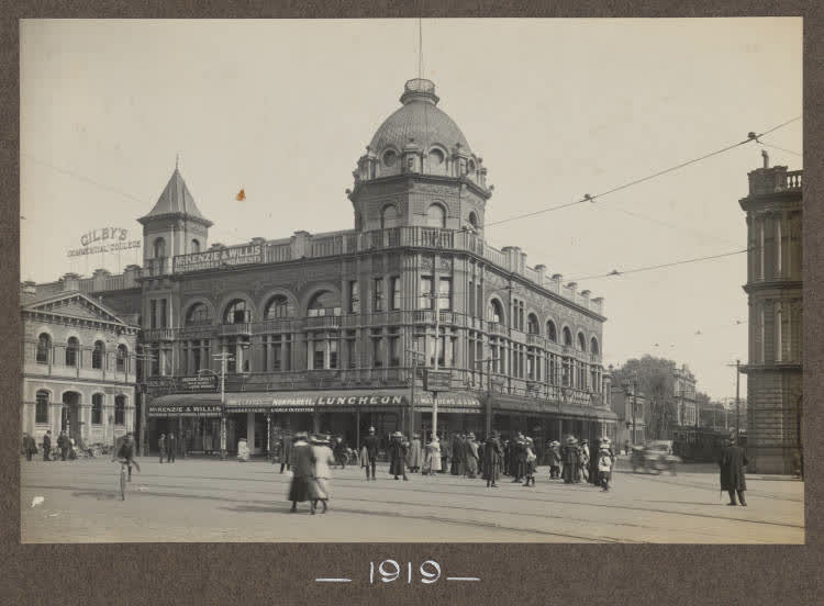 Cathedral Square, Christchurch, 1919, 1919