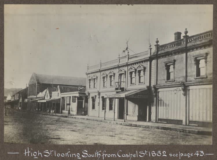 High Street, Christchurch, 1872, 1872