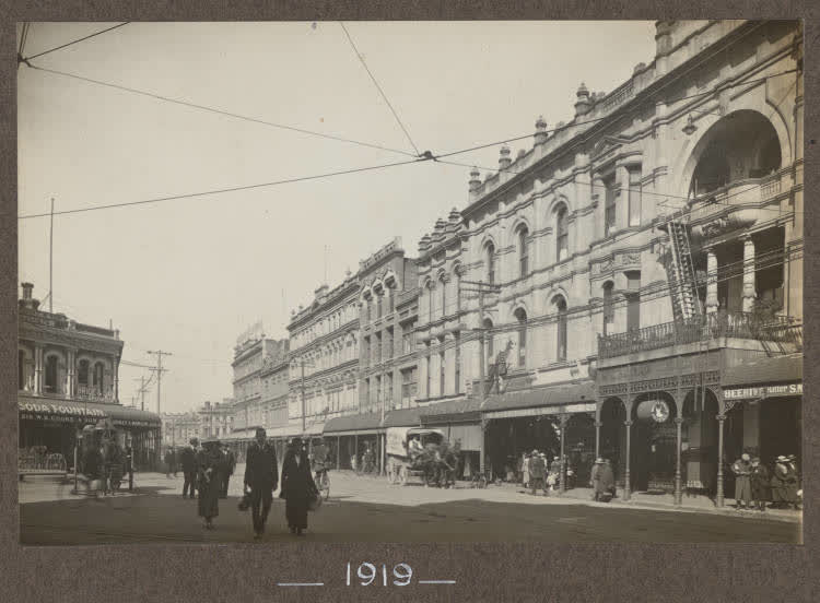 High Street, Christchurch, 1919, 1919