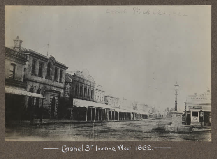 Cashel Street, Christchurch, 1872, 1872