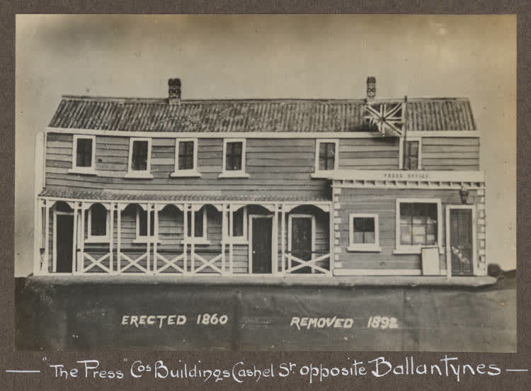 The Press Office, Christchurch, 1910