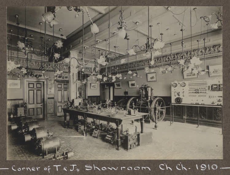 Turnbull & Jones's Showroom, Christchurch, 1910, 1910