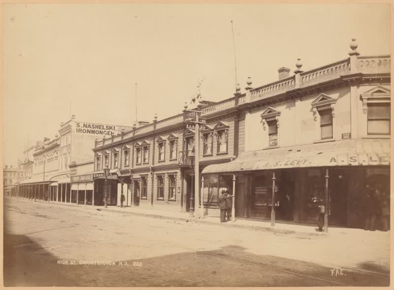 High St., Christchurch, N.Z. From the album: Australasian Scenery, 1880