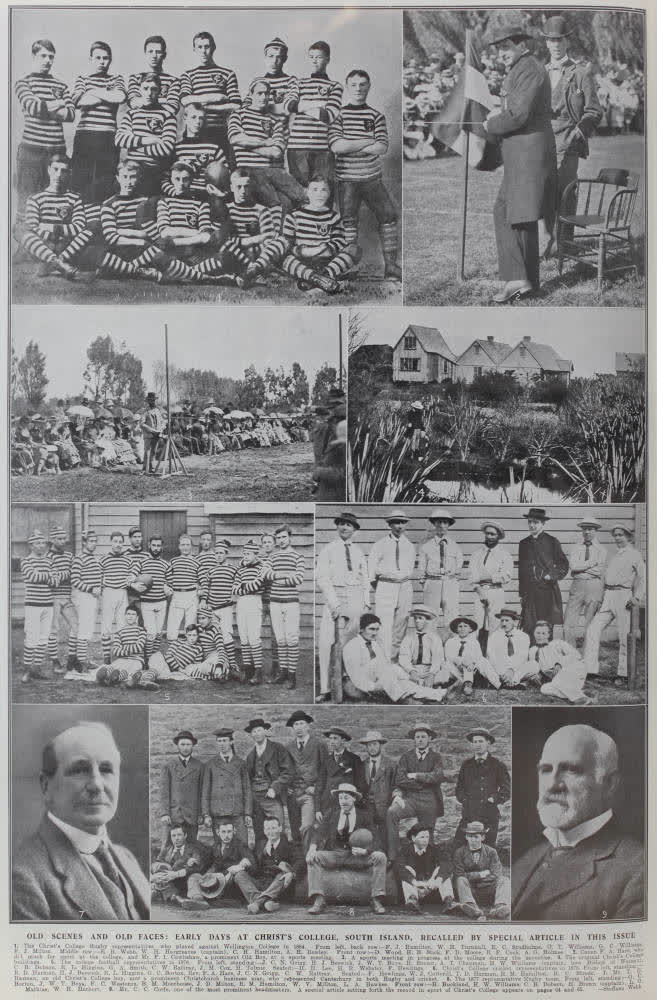 Early days at Christ's College, South Island, 1934