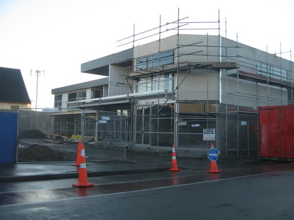 Beckenham shops construction, 2009