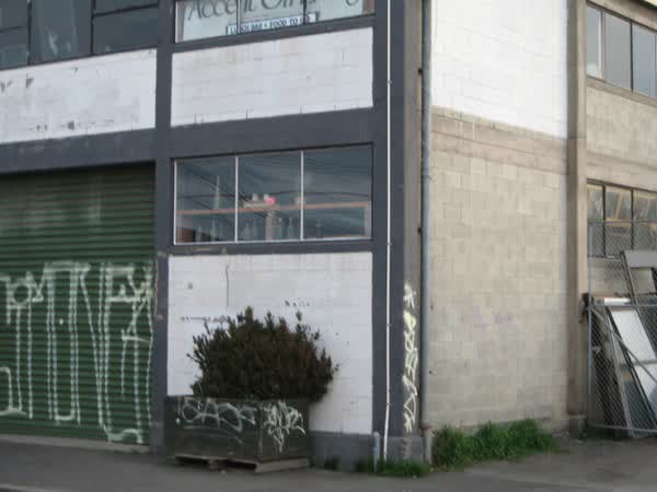 CRC Salvage building on Orbell Street, 2009