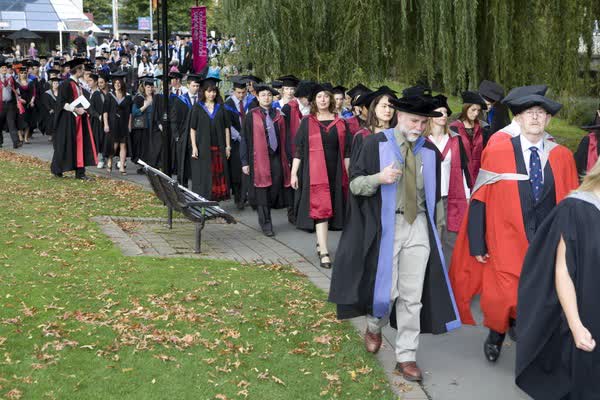 Graduation procession, 2009