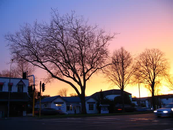 Bealey Avenue at dawn, 2006