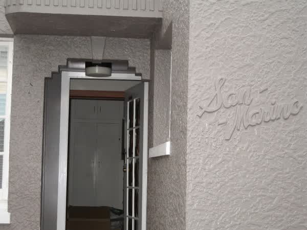 Front door of 9 Montana Avenue, 2007