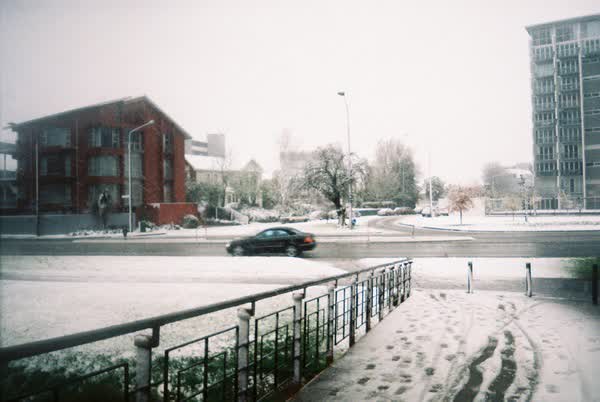 Snow falling on Park Terrace, 2005