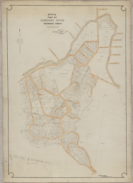 Plan of part of Cashmere Riding. Heathcote County, 1924