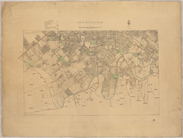 ChristchurchChristchurch and environs. Sheet No. 2, 1928
