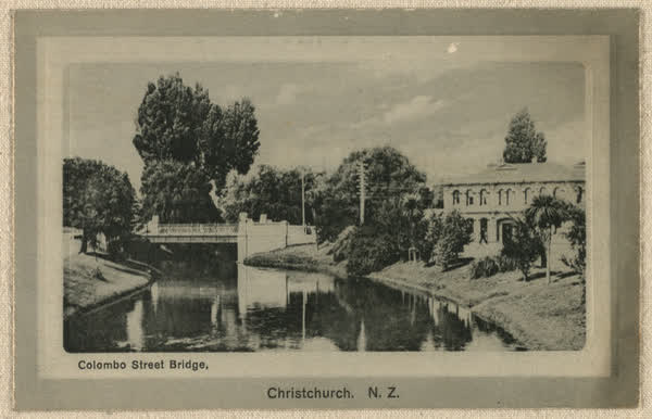 Colombo Street Bridge, Christchurch. N.Z., 1905