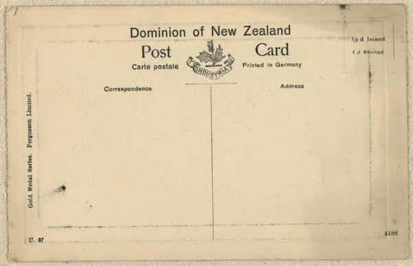 The Tea Kiosk, Public Gardens, Christchurch, N.Z., 1911