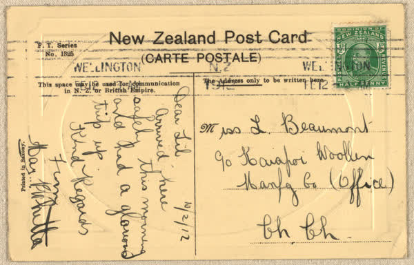 Cuba Street, Wellington, N. Z., 1912