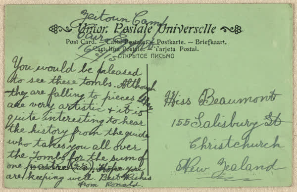 13 Cairo. - Tombs of the Kalifs. - LL, 1915