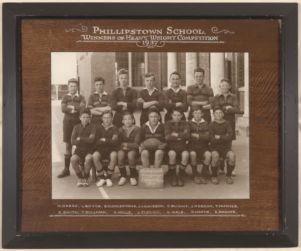 Phillipstown School Heavyweight football team, 1937