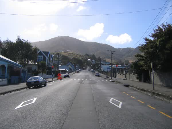 Houses on Oxford Street, Lyttelton, 2005
