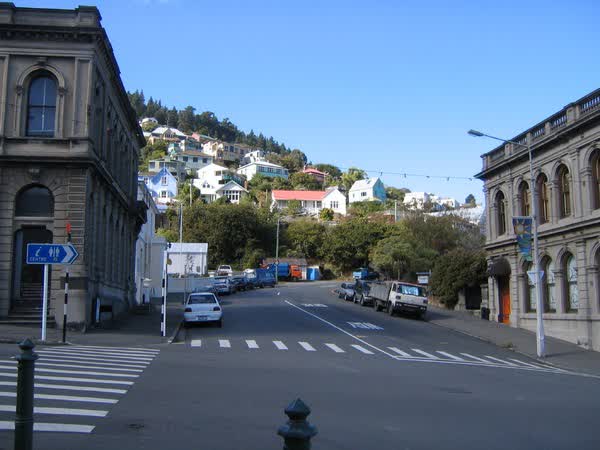 Sumner Road intersection, Lyttelton, 2005