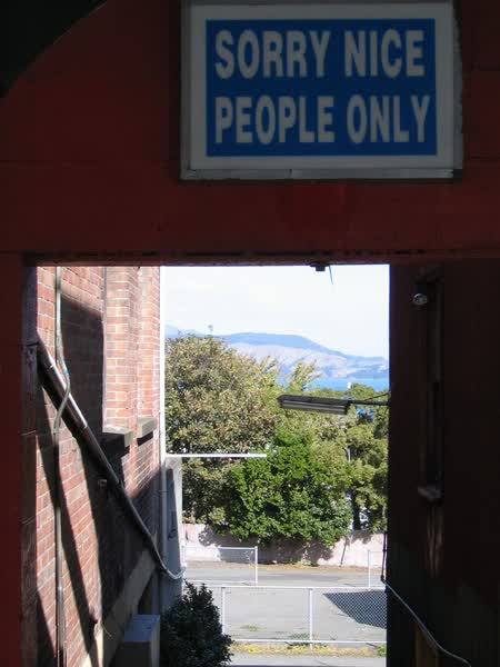 Wunderbar entrance sign, 2005