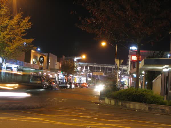 Rotherham Street at night, 2005