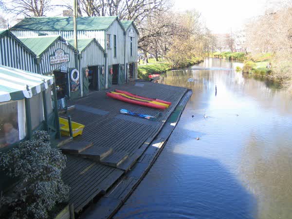 Antigua Boatsheds and the Avon River, 2005