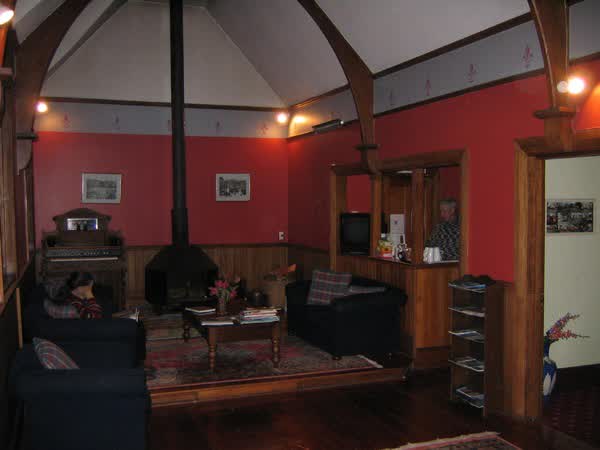 The Old Convent lounge and kitchen, 2005