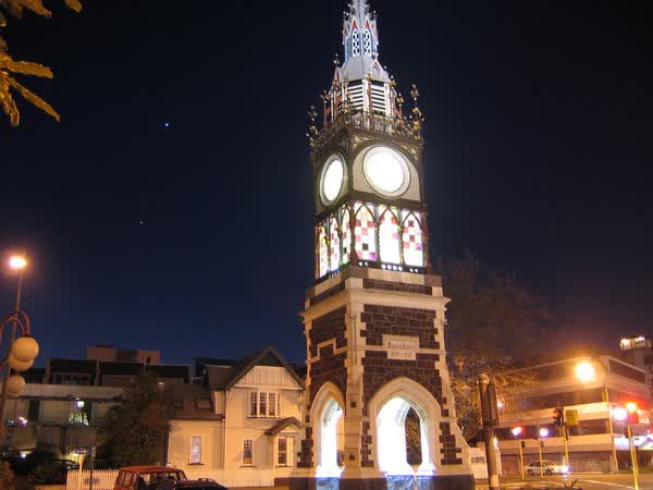 Victoria Clock Tower at night, 2005