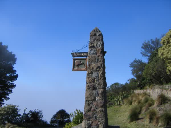 Sign of the Kiwi sign plinth, 2005