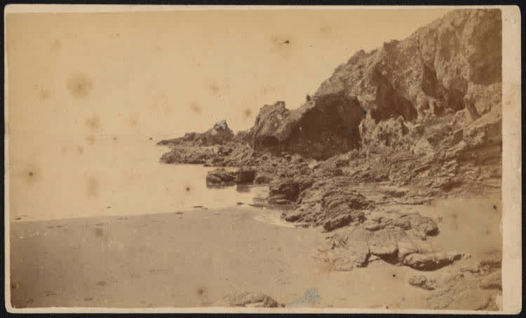 Cave Rock at Sumner, 1870