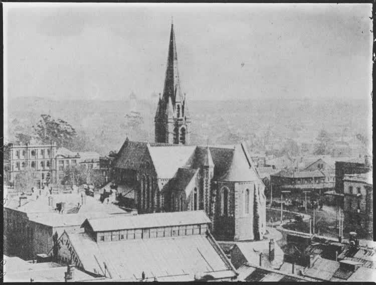 Christchurch Cathedral, 1880