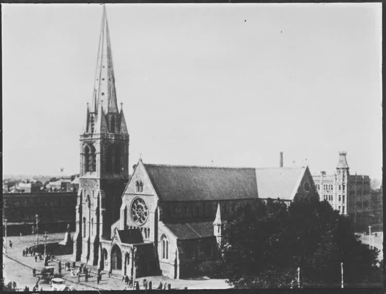 Christchurch Cathedral, 1900