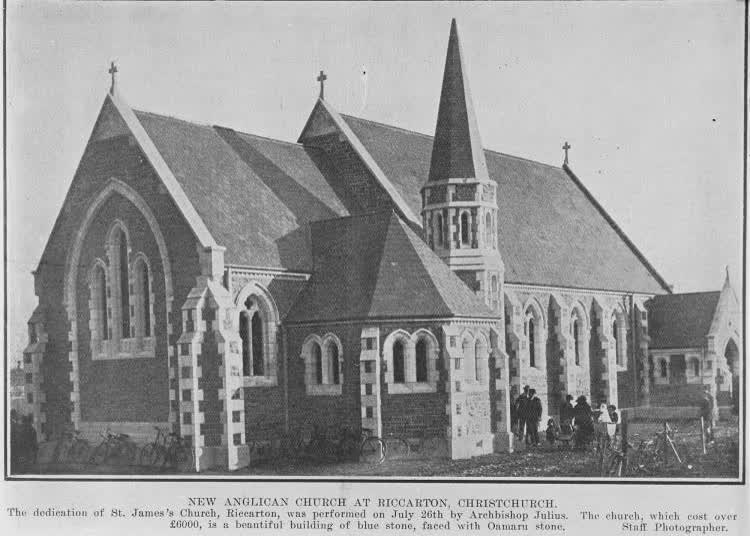 St James' Church, Riccarton, Christchurch, 1924, 1924