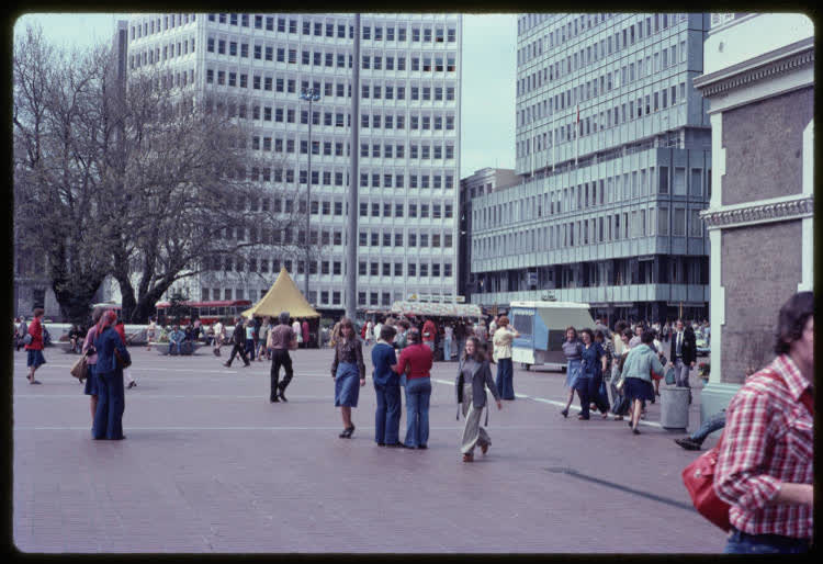 Cathedral Square, Christchurch, 1976, 1970