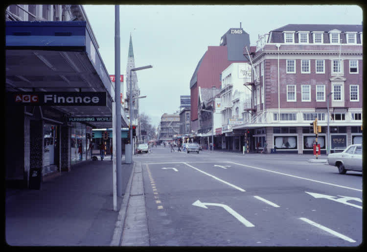 Colombo Street, Christchurch, 1976, 1970