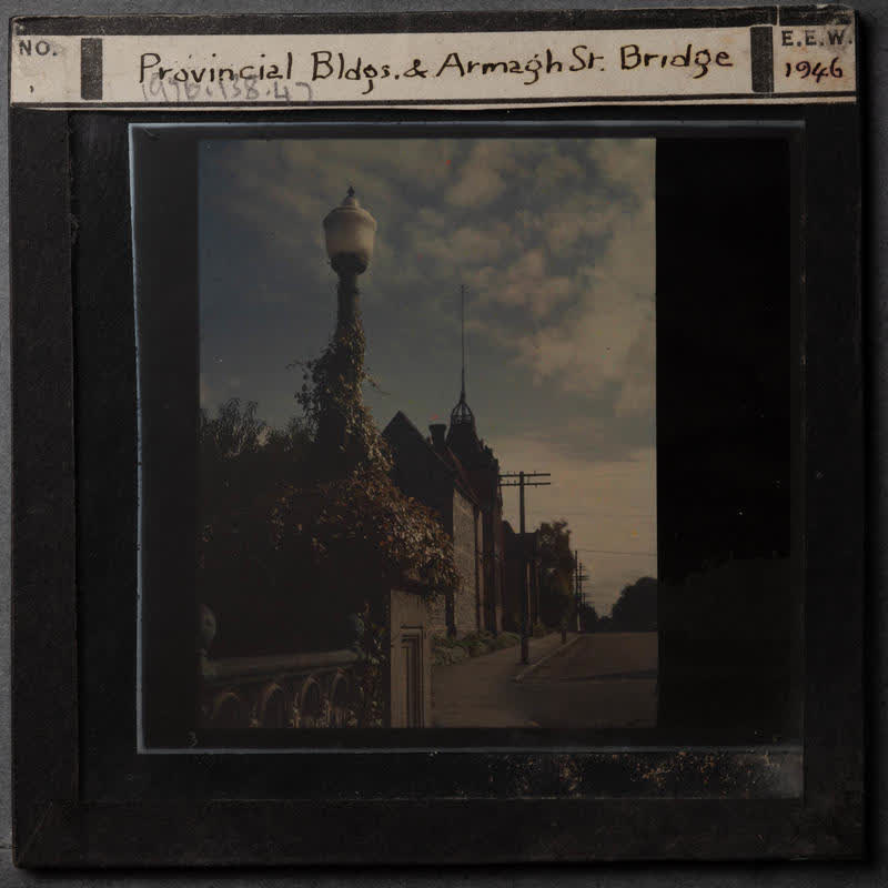 Lantern Slide: Provincial Chambers Christchurch, 1946