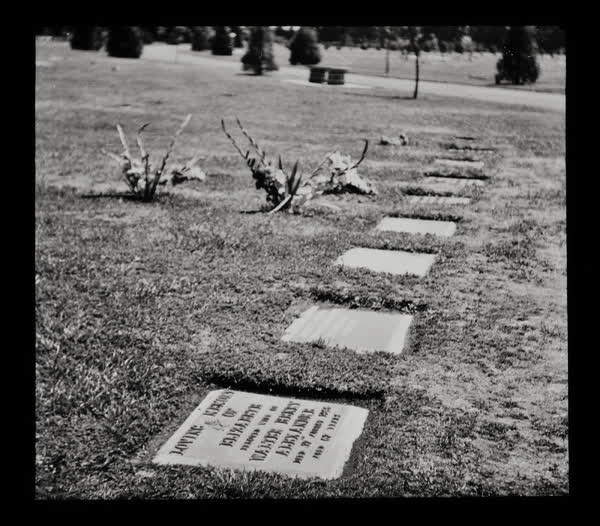 Cemetery memorial plaques, 1948