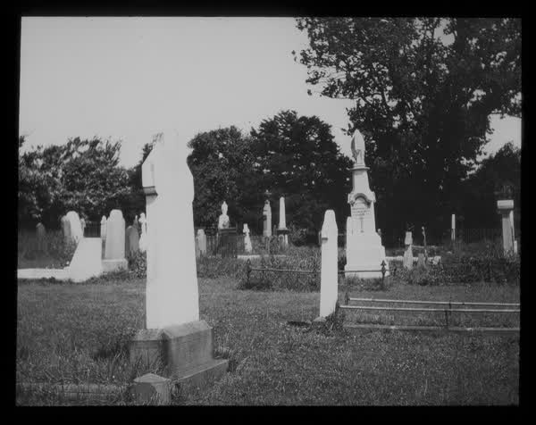 Colborne Veel headstone and family plot, 1945