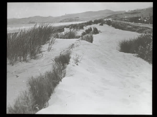New Brighton foredunes, 1940