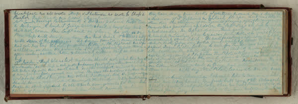 Ship's diary on the Blue Jacket, 1866, spread 4 of 55, Archive 212, 1866