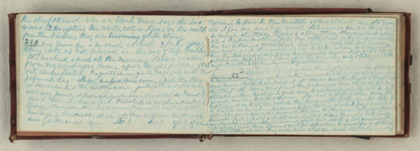 Ship's diary on the Blue Jacket, 1866, spread 8 of 55, Archive 212, 1866